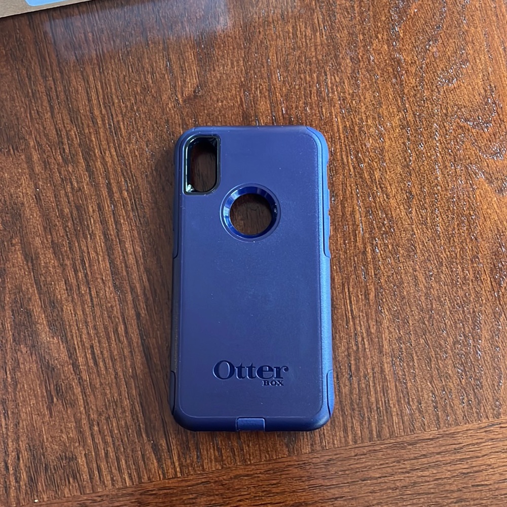 iphone x/xs otterbox phone case (indigo blue)